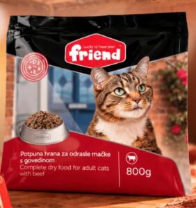 Friend DC Govedina hrana za mačke 800 g, Belamionix