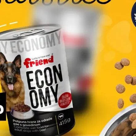 Friend Economy hrana za pse Govedina 415 g