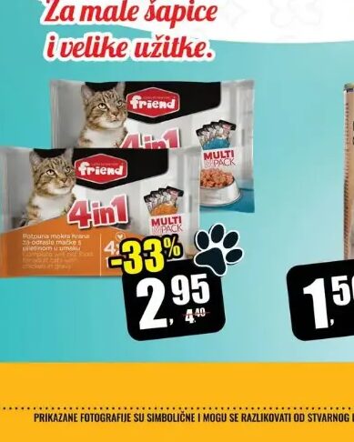 Friend Hrana za mačke 4x100 g