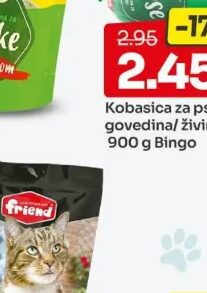 Friend Hrana za mačke govedina 300 g, Bingo
