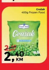 Frozen Food grašak 400 g, Namex