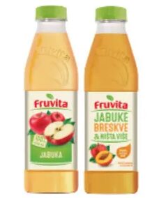 Fruvita Sok jabuka, jabuka i breskva 0.8 l, Crvena jabuka