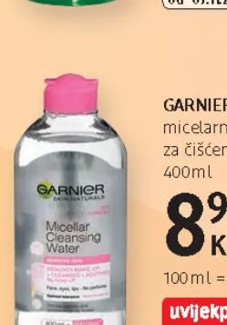 Garnier micelarna voda za čišćenje lica 400 ml