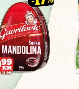 Gavrilović Šunka mandolina 340 g