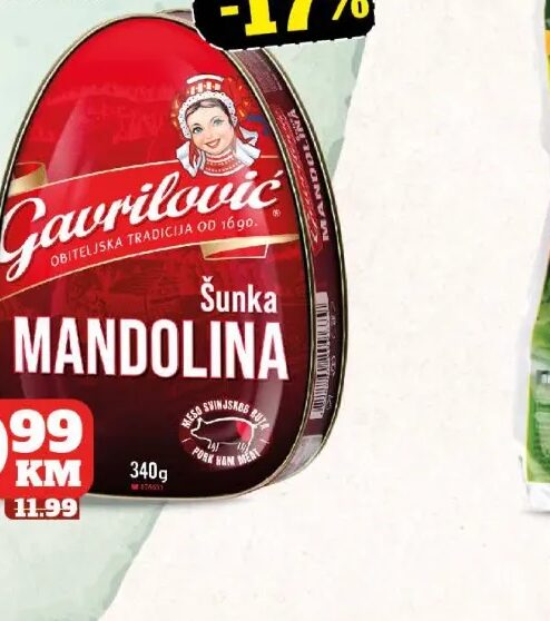 Gavrilović Šunka mandolina 340 g