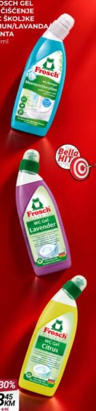 GEL ZA ČIŠĆENJE WC ŠKOLJKE LIMUN/LAVANDA/MENTA 750 ml