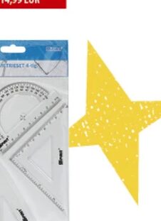 Geometrijski set + šestar pak