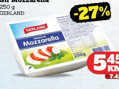 Gerland mozzarella 250 g