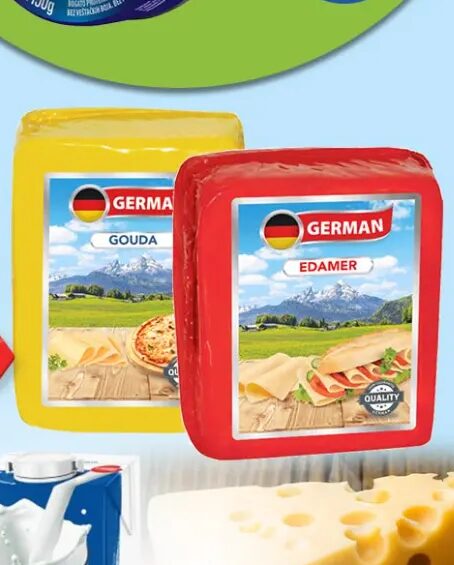 German sir gouda, edamer 1 kg