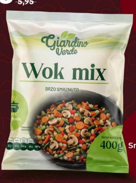 Giardino Verde Wok mix 400 g