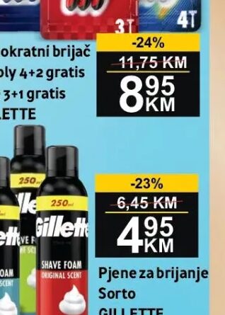 Gillette pjena za brijanje