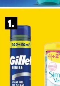Gillette Series gel za brijanje 240 ml, Robot