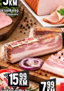 Goranović Hamburska slanina 300 g, Kort