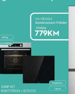 Gorenje JUMP SET UGRADBENI SET staklokeramička ploča + pećnica, Domod