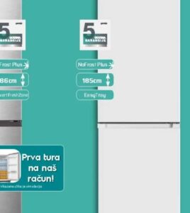 Gorenje Kombinovani frižider NRK619EPW4, Domod