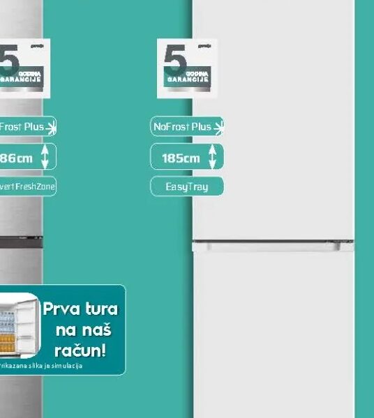 Gorenje Kombinovani frižider NRK619EPW4