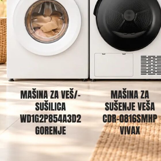 Gorenje mašina za veš/sušilica WD1G2P854A3D2
