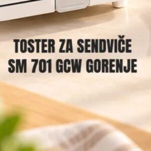 Gorenje toster za sendviče SM 701 GCW, Fortuna
