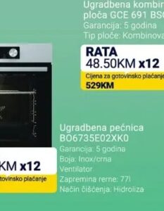 Gorenje Ugradbena pećnica B06735E02XK0 77 l, Kupi Tehniku