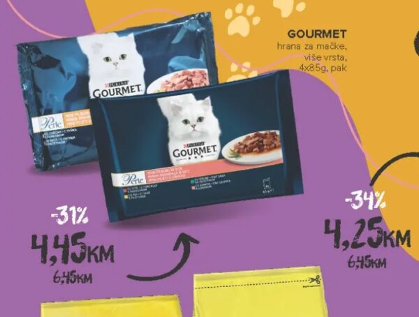 Gourmet hrana za mačke 4x85g