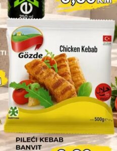 Gözde Chicken Kebab 500 g, Belamionix