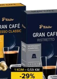 Gran Cafe kapsule za kafu Espresso Classic 10/1, Konzum i Mercator
