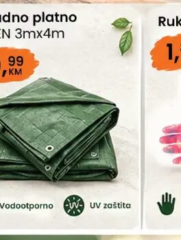 GREEN Ceradno platno 3mx4m