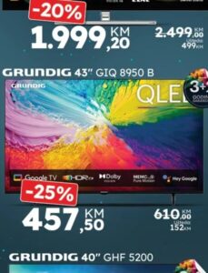 Grundig QLED GIQ 8950 B 43" 43", Omega Shop