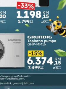 Grundig Toplotna pumpa GHP-MM16 1 kom, Omega Shop