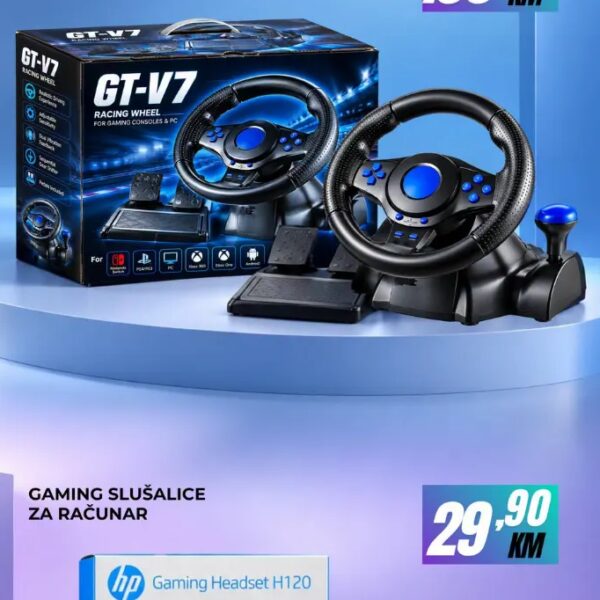 GT-V7 Racing Wheel 1 kom