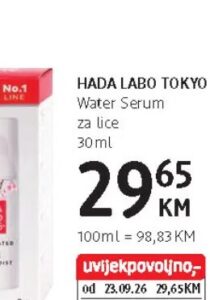 Hada Labo Tokyo Water Serum za lice 30ml, dm