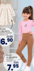 Haljina za djevojčice 2-5