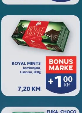 Halloren Royal Mints bombonjera 200 g