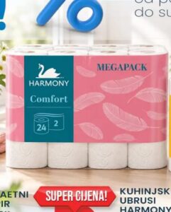 Harmony Comfort toaletni papir 24/1, FIS