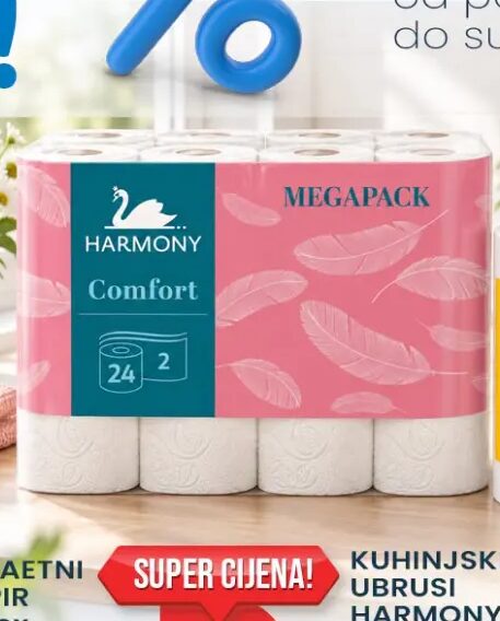 Harmony Comfort toaletni papir 24/1