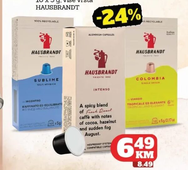 Hausbrandt Kapsule 10 x 5 g