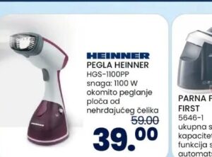 Heinner HGS-1100PP pegla 1100 W