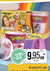 Hello Kitty Kreativni set Shaker Maker Hello Kitty, Bingo
