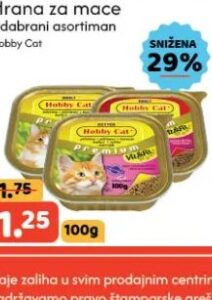 Hobby Cat hrana za mačke 100 g, Amko