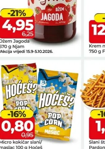 Hoćeš? Pop corn slani 100 g