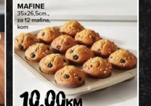 Home kalup za mafine 35x26,5 cm, kom