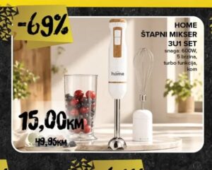 HOME Štapni mikser 3u1 set 1 kom