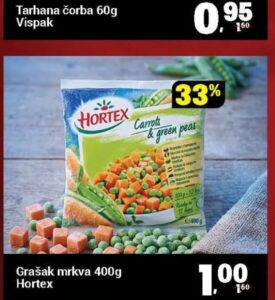 Hortex Grašak mrkva 400 g, Robot