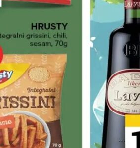 Hrusty integralni grisini sesame 70 g, Konzum i Mercator