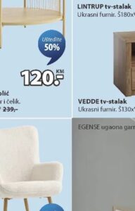 HUNDESTED fotelja 1 kom, JYSK