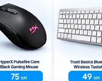 HyperX Pulsefire Core Black Gaming Mouse 1 kom