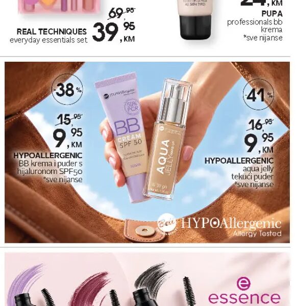 HYPOALLERGENIC BB krema i puder s hijaluronom SPF50