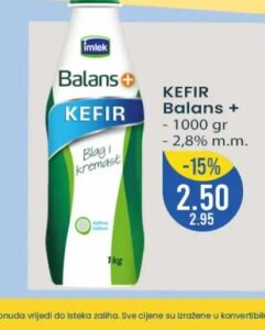Imlek Balans+ Kefir 2,8% m.m. 1000 gr, FIS