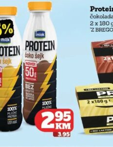 Imlek Protein napitak 500 ml, Crvena jabuka