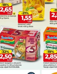 Indomie instant špagete 5 x 80 g, Bingo